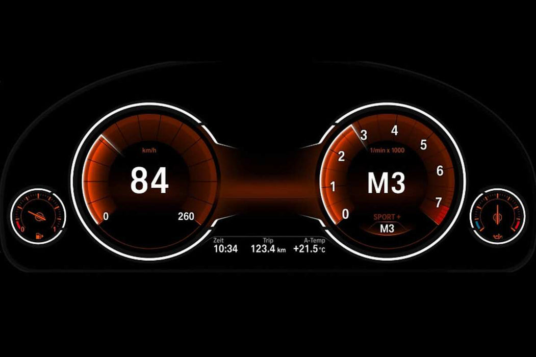 6WB BMW OEM Digital Instrument Cluster Retrofit - BMW CUSTOMZ 